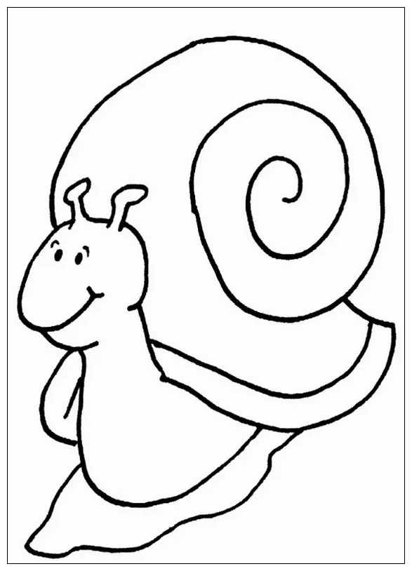 Snail 2 coloring page