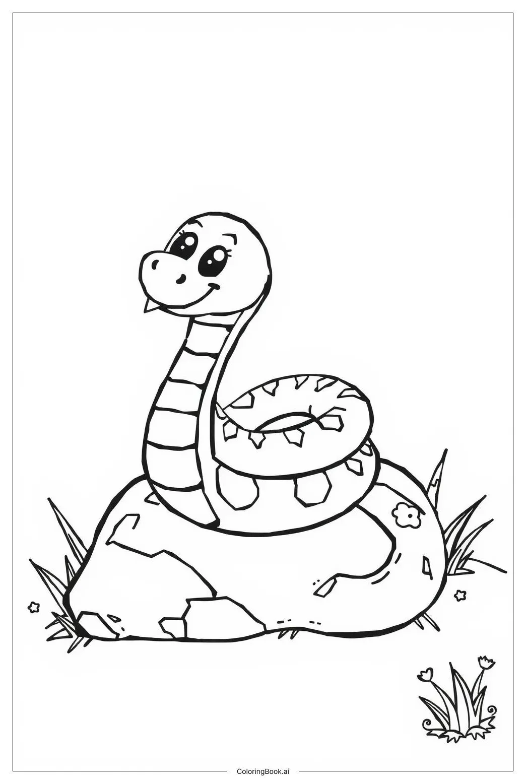 Coiled Snake Coloring Pages [2025]