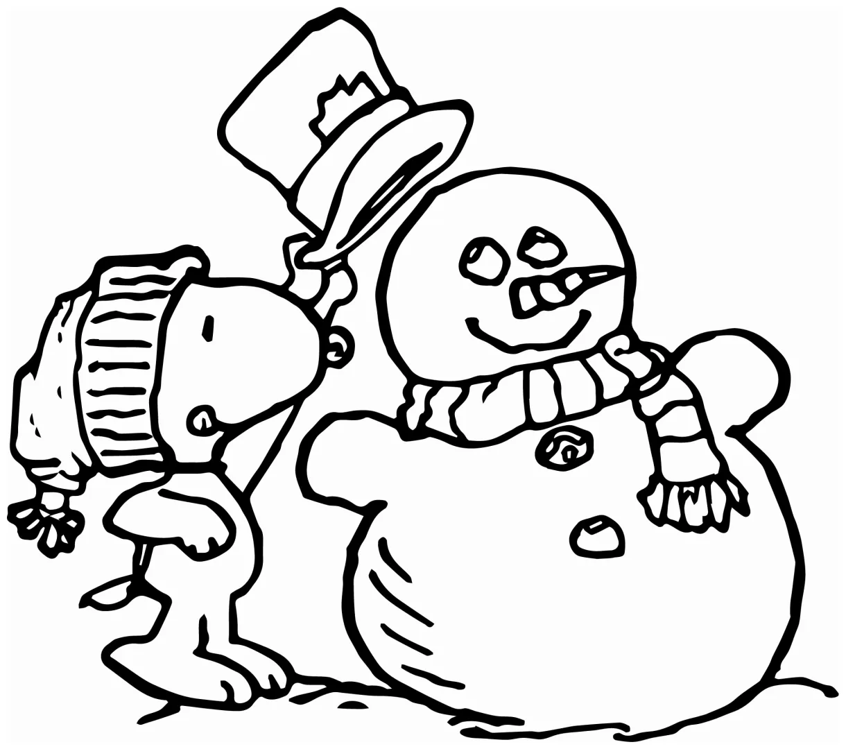 Snow day coloring page at getcolorings free printable colorings