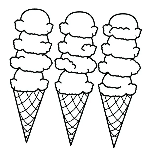 Snow cone coloring page at getcolorings free printable colorings