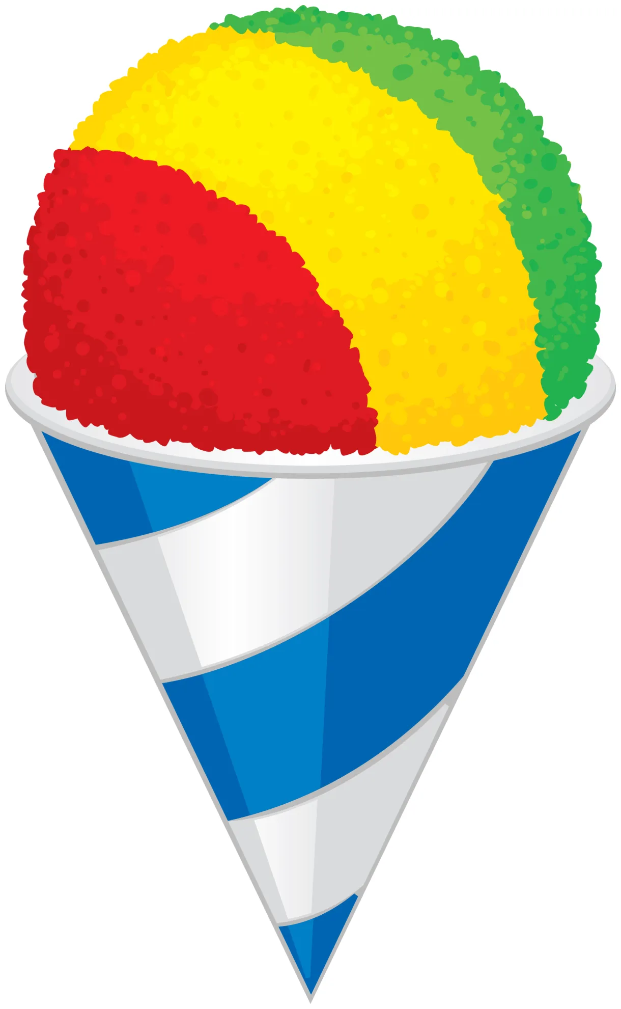 Snow cone coloring pages