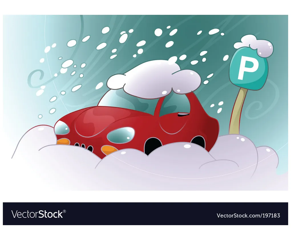 Snow drift vector vectorstock