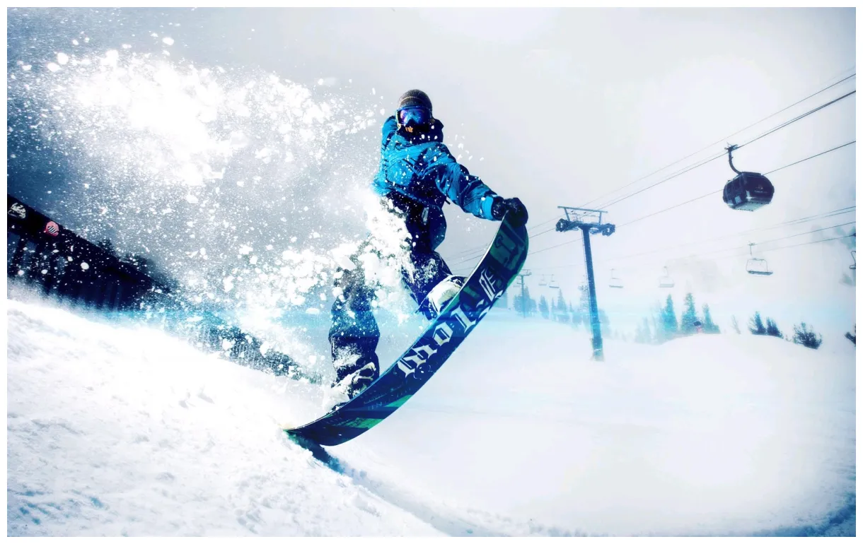 令人惊叹的滑板滑雪极限运动壁纸预览 10