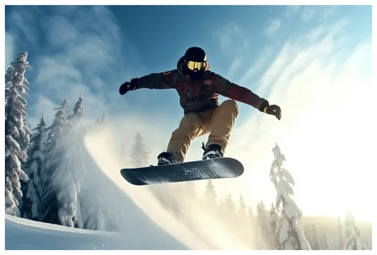 Snowboard man. generate ai 3493140