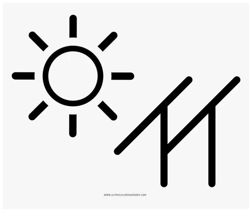 Solar Panel Coloring Page, HD Png Download - kindpng