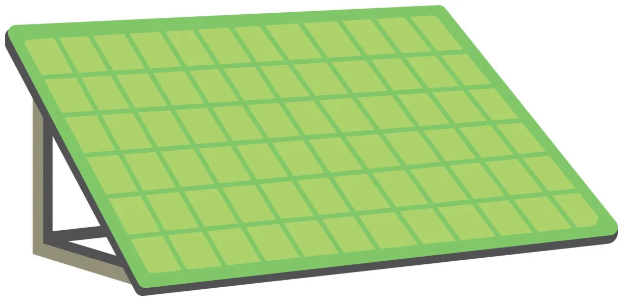 Solar panel roof illustration 21941188 Vector Art at Vecteezy