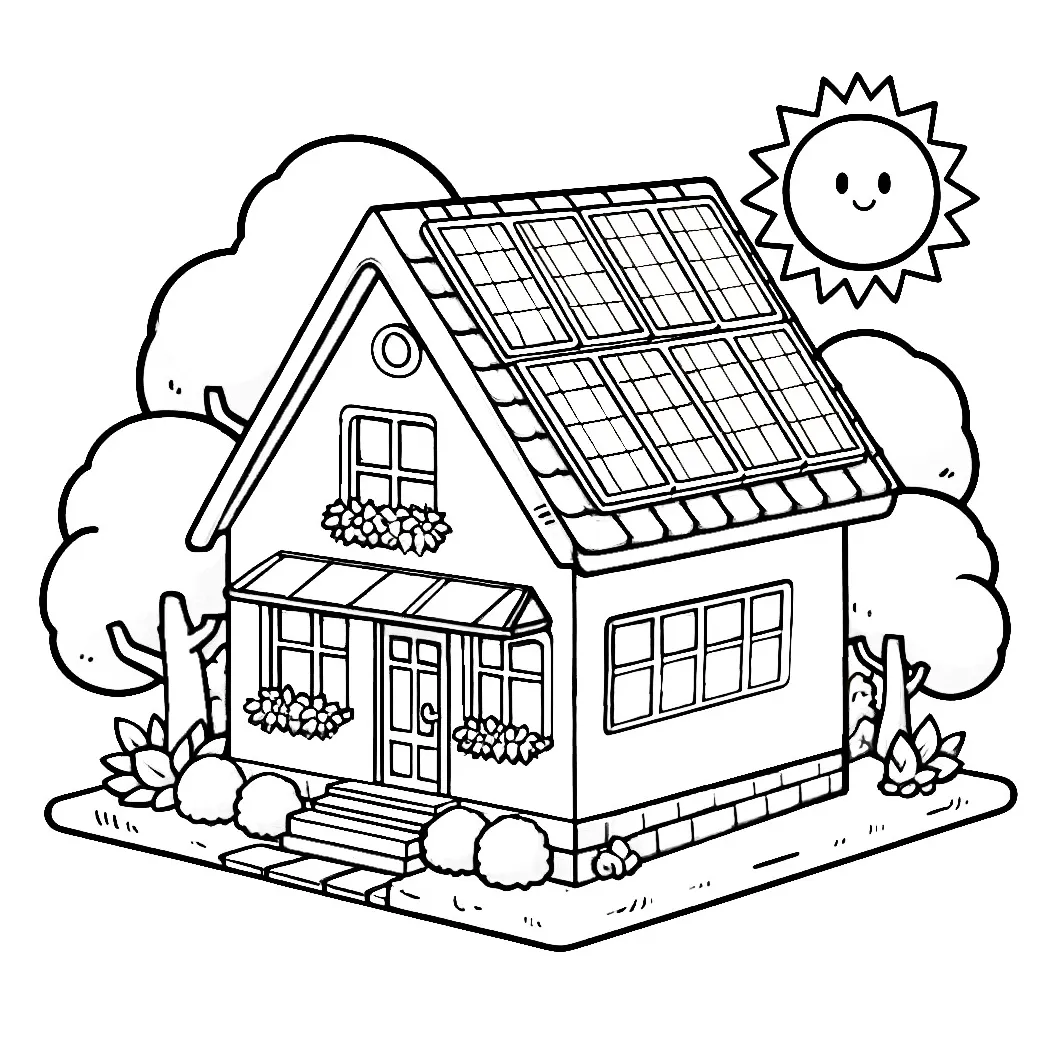Solar Energy Coloring Pages [2025]