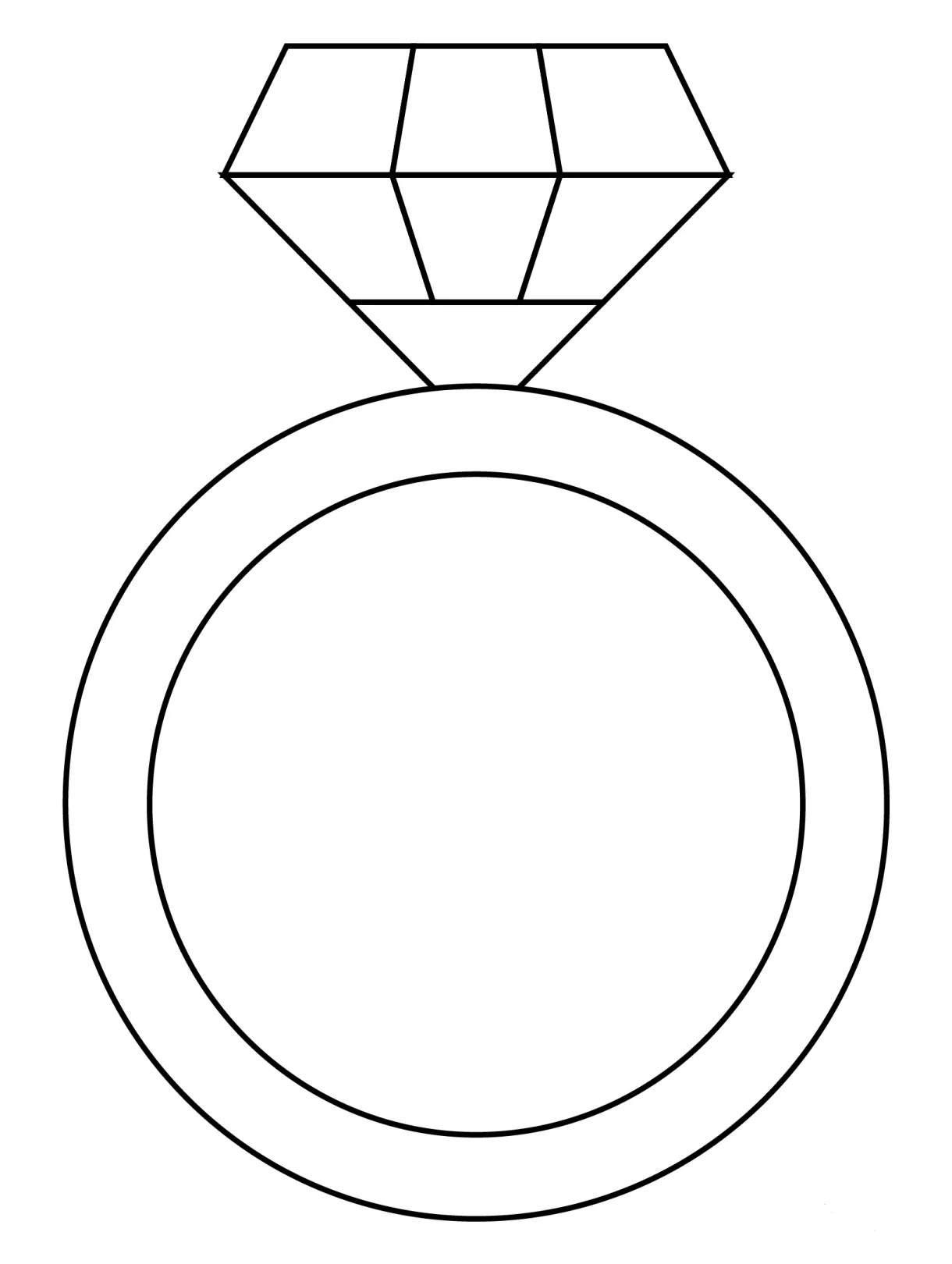 Ring coloring page - ColouringPages