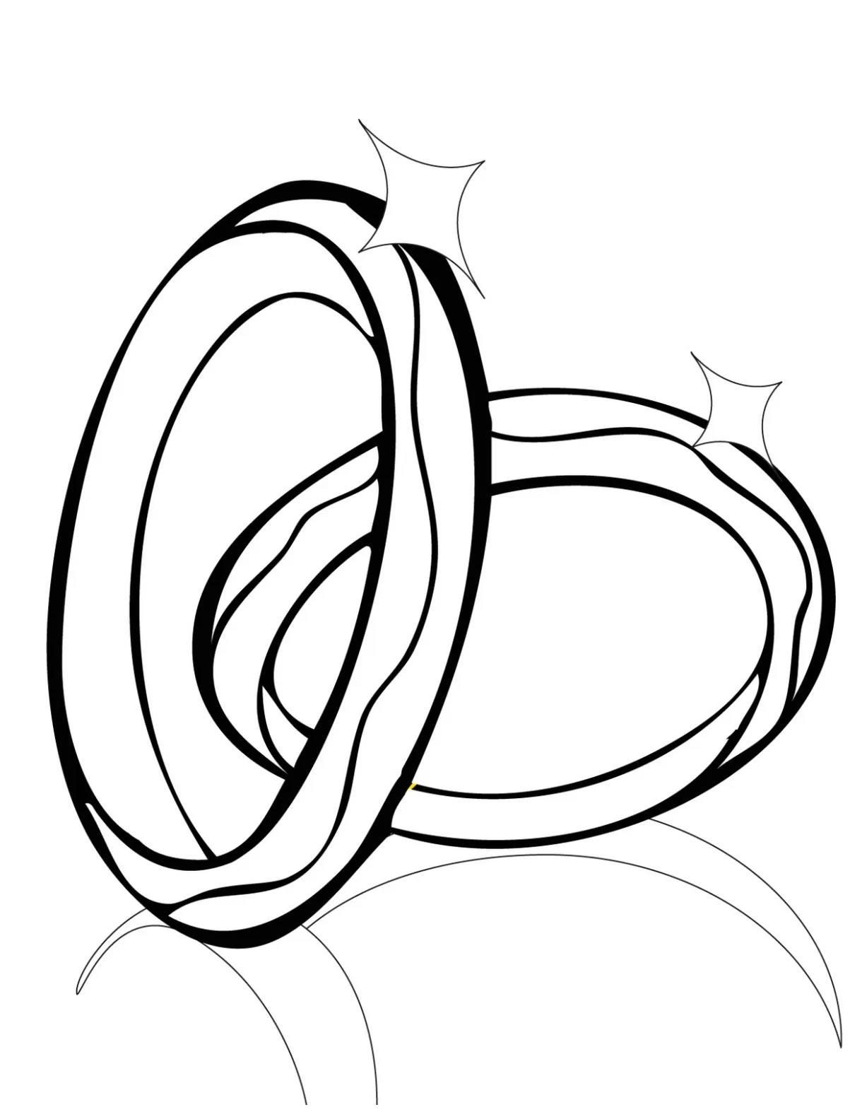 Fun Coloring Pages: Wedding Coloring Pages - Wedding Ring