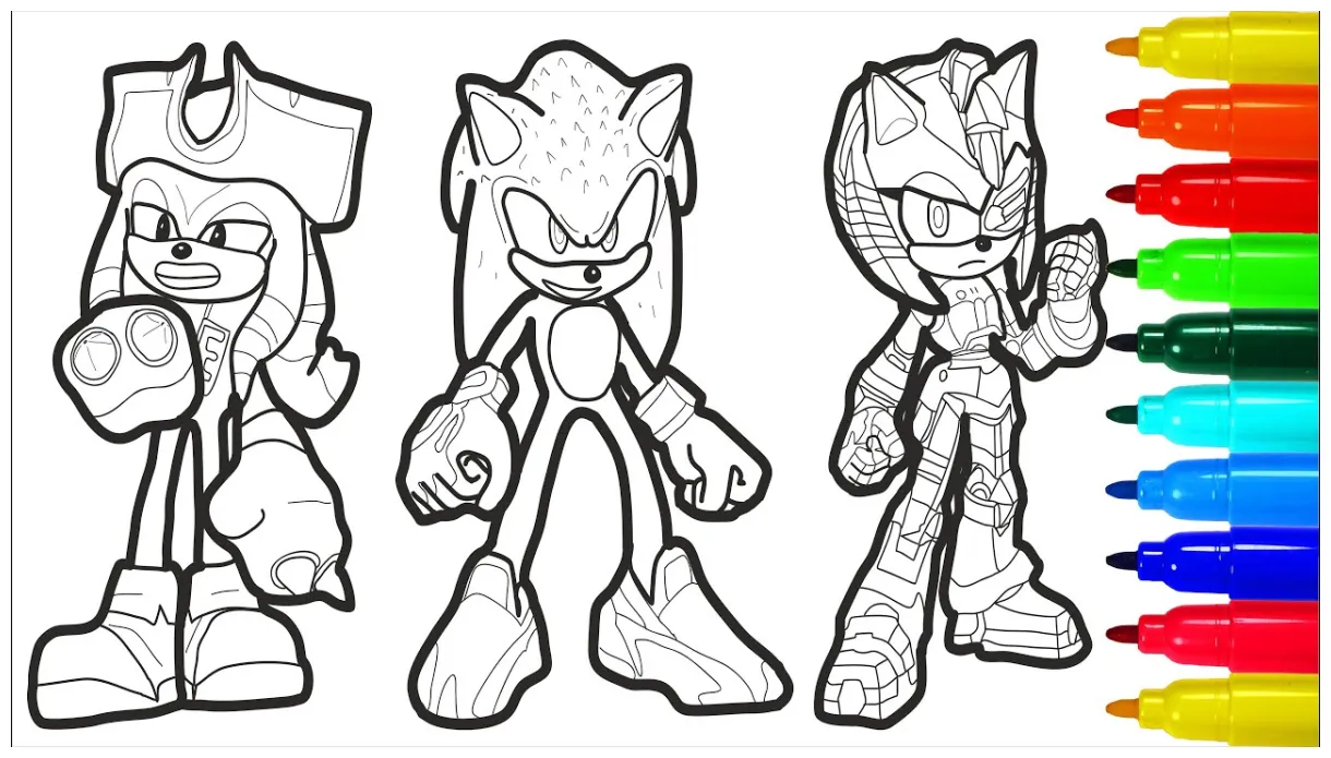 Sonic Prime Team Coloring Pages Sonic Coloring Pages Sonic, 57% OFF