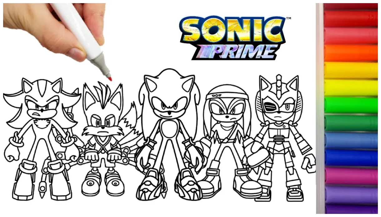 Sonic Team Coloring Pages [2025]