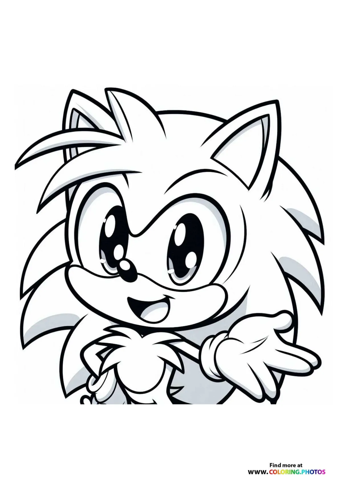 Sonic the hedgehog birt ay coloring pages for kids