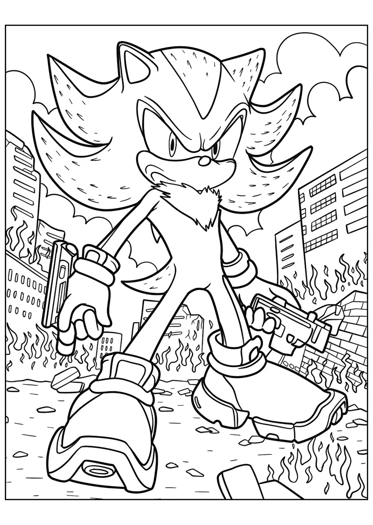 Sonic hedgehog coloring pages print [2025]