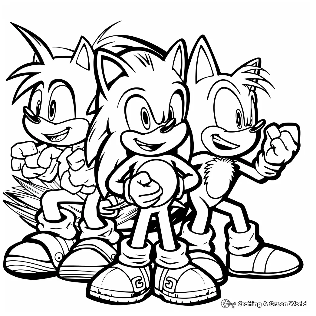 Sonic hedgehog coloring pages print [2025]