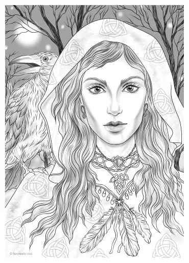 Sorceress – Favoreads Coloring Club