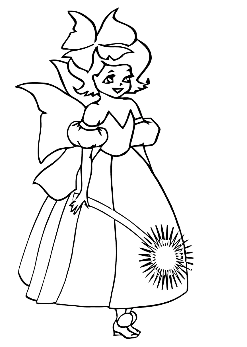 Sorceress Coloring Page Coloring Pages
