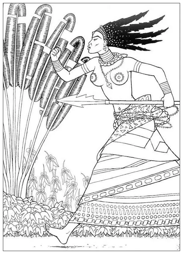Sorceress Coloring Page Coloring Pages
