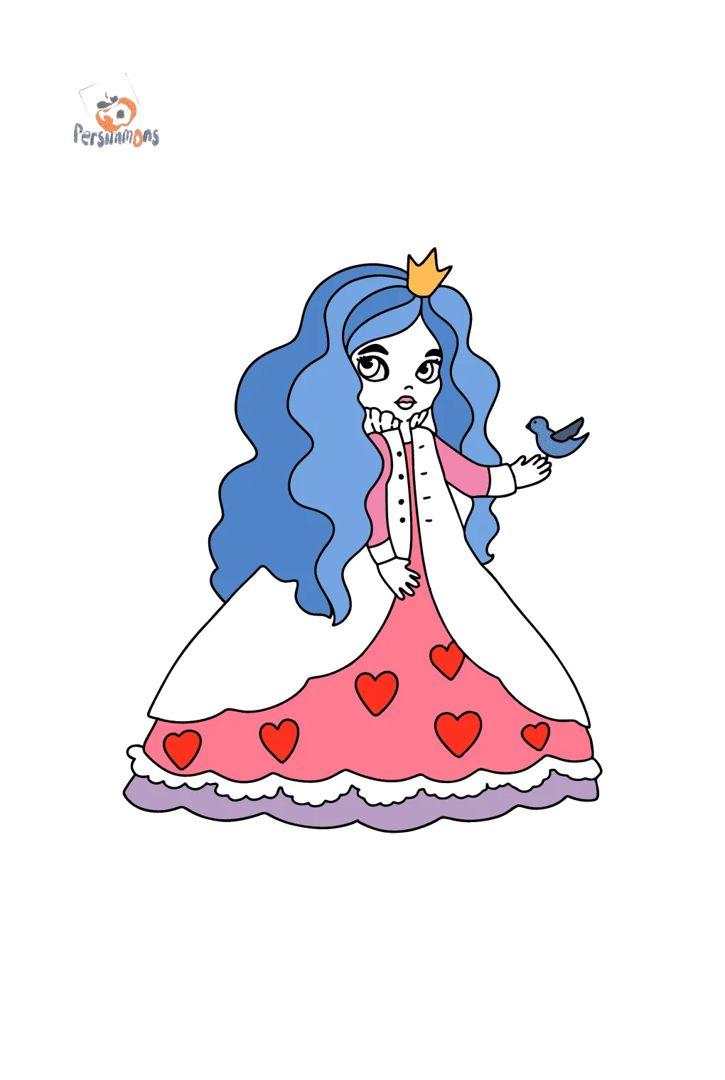 Little sorceress сoloring page ♥ Online and Print for Free!