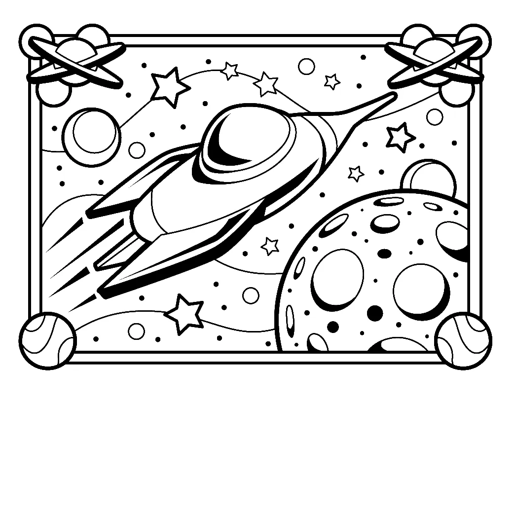 Space coloring pages printable coloring home