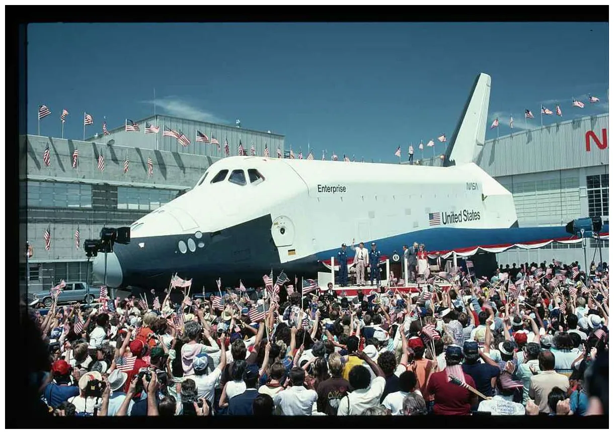 This Day in History: NASA unveils Space Shuttle Enterprise