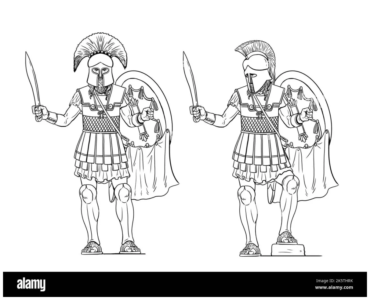 Spartan warrior coloring pages [2025]