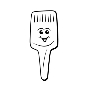 Spatula Coloring Page PNG Transparent Images Free Download | Vector