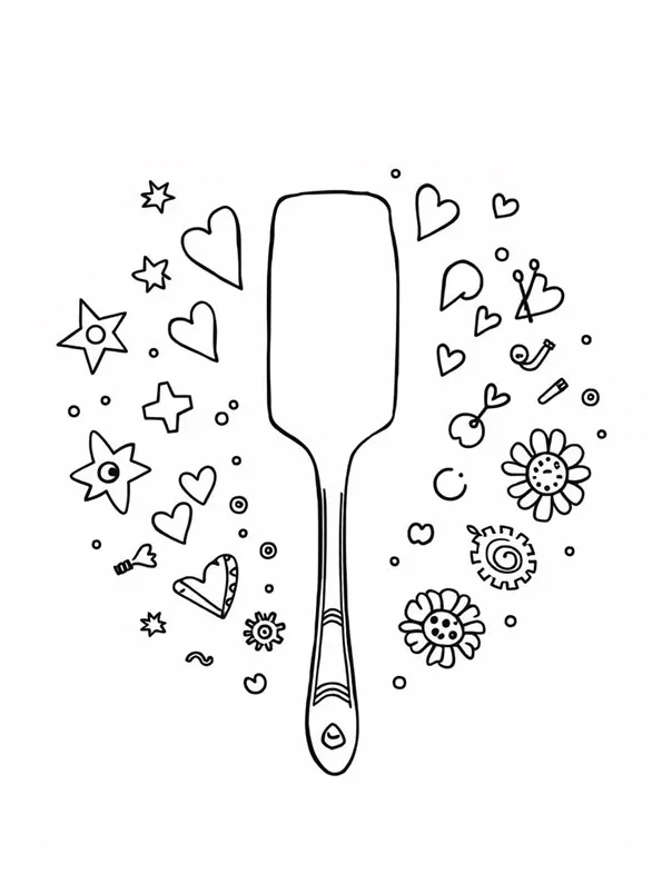 10+ free spatula coloring pages for fun and creativity