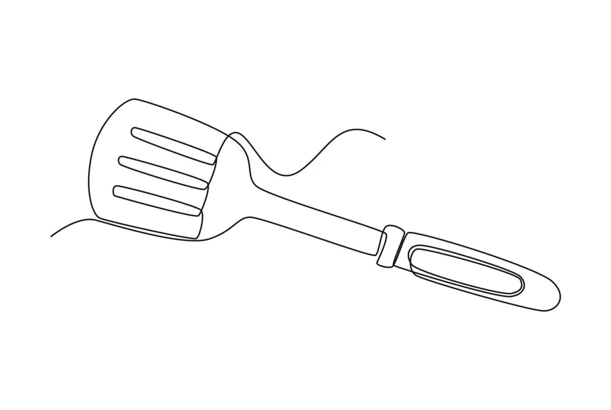 Spatula Coloring Pages [2025]