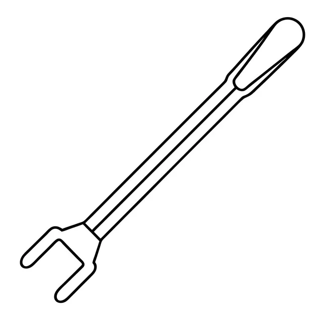 Tongs coloring page outline coloring book page line art drawing