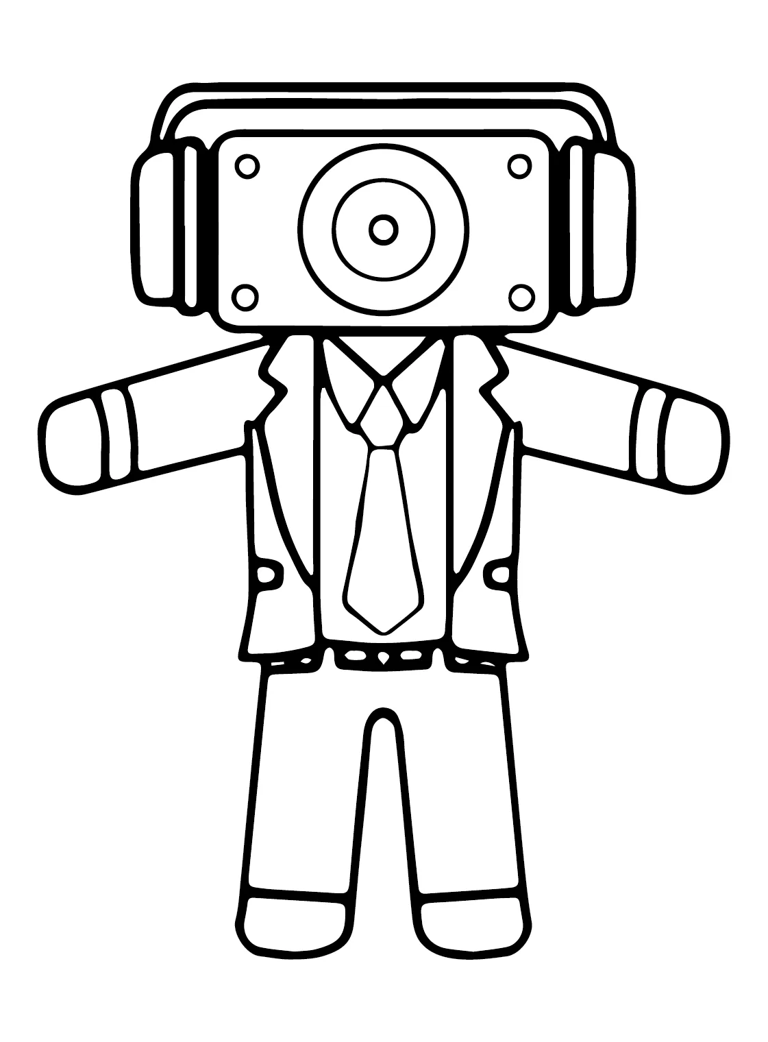 20+ Speakerman Coloring Pages - Free Printable PDF & Online Coloring