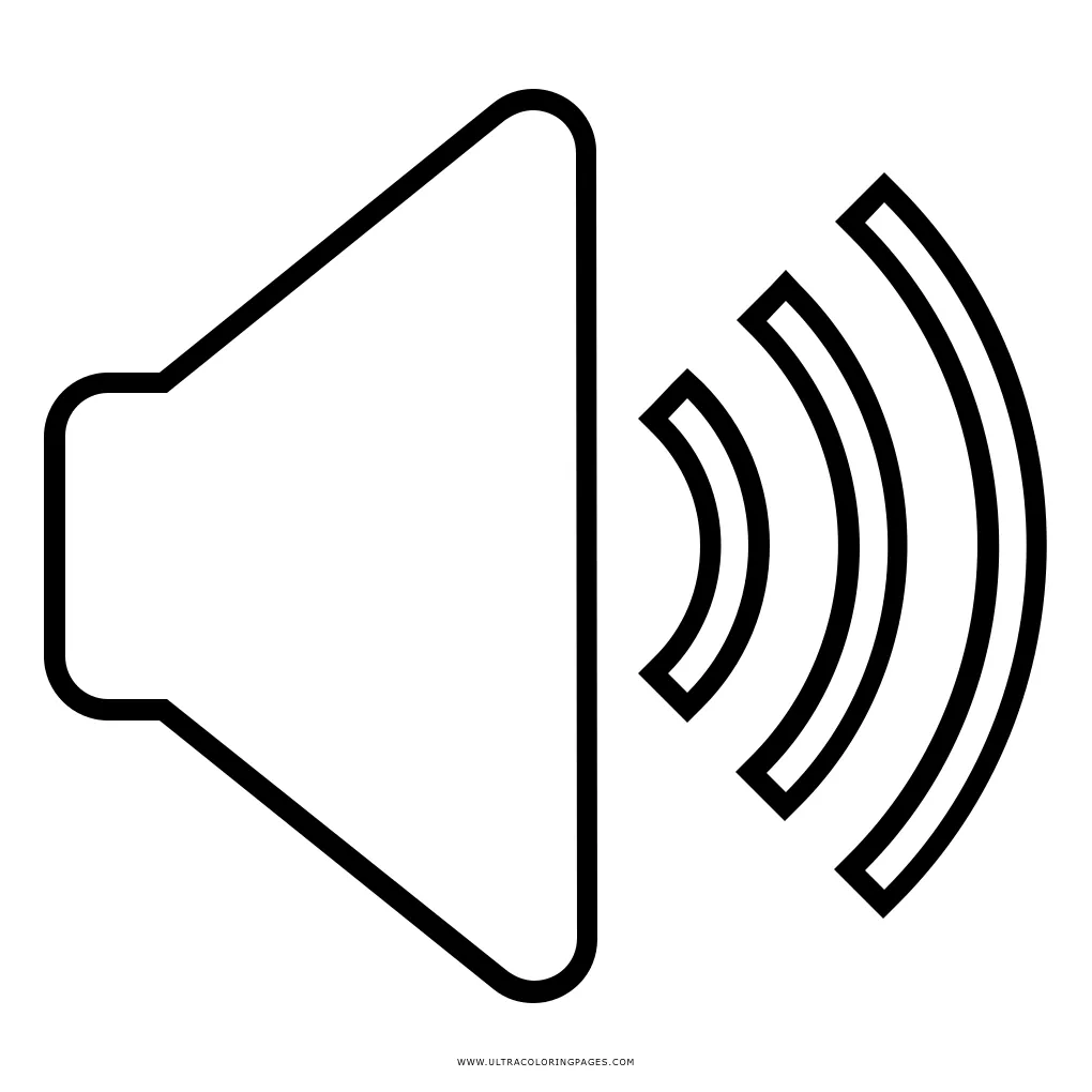 Speaker Coloring Page - Ultra Coloring Pages - Coloring Home