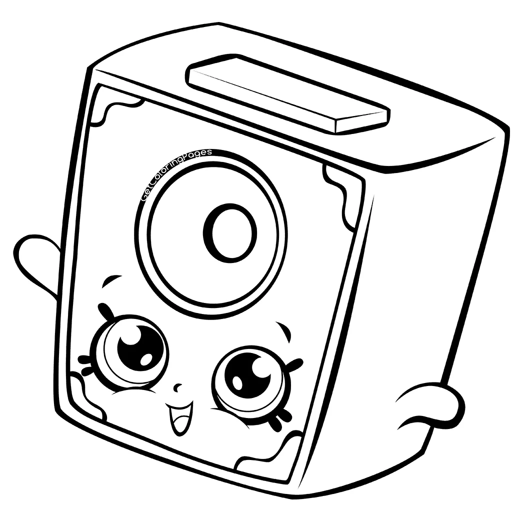 Music Speaker Coloring Coloring Pages