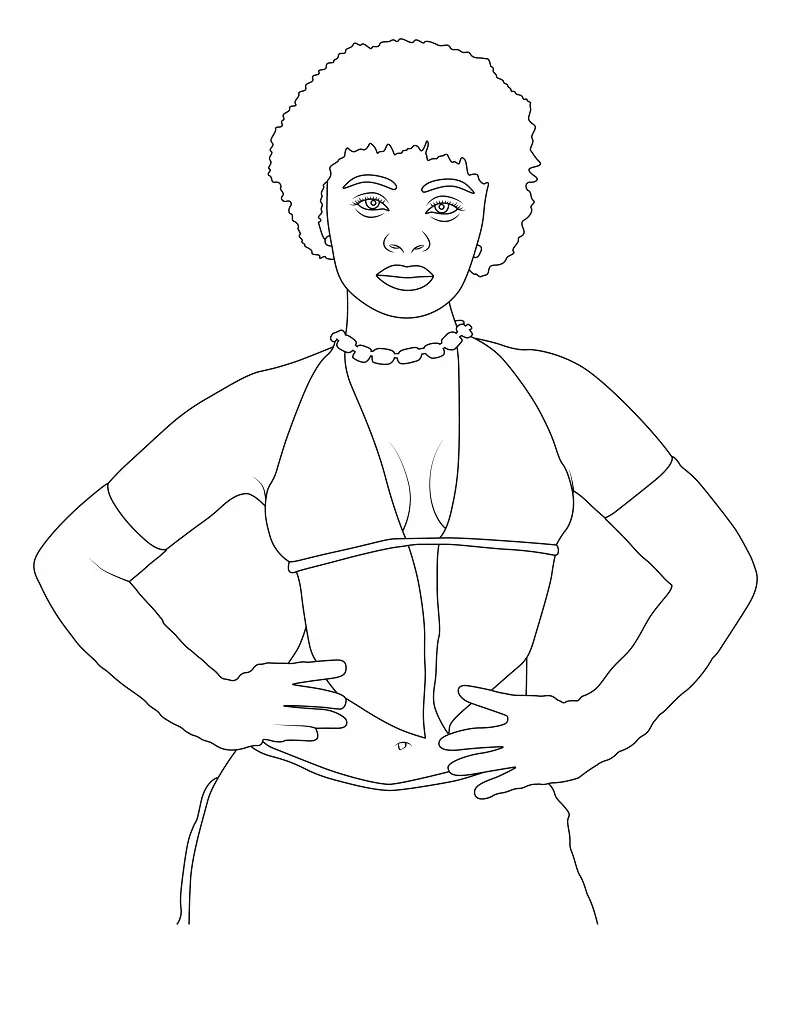 Coloring page ice spice & coloring book. 6000+ coloring pages