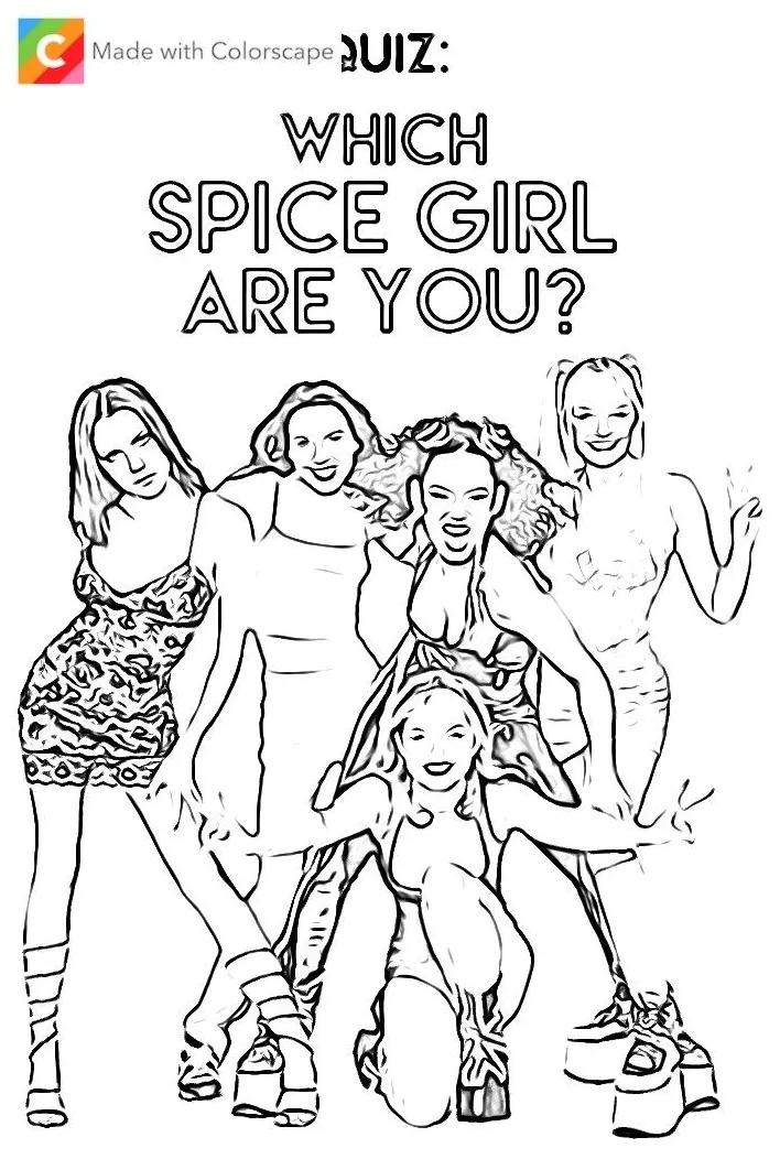Spice coloring book coloring pages