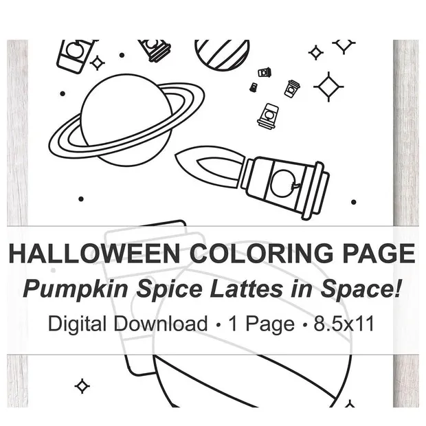 Spice coloring page etsy