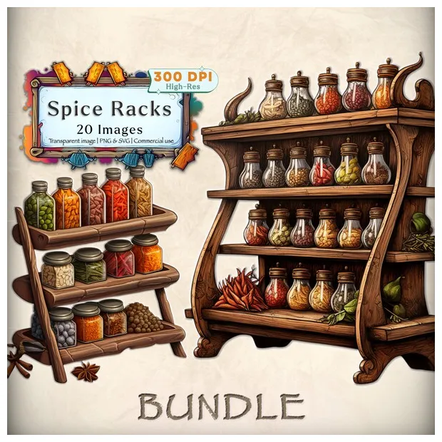 Spice Rack - Etsy