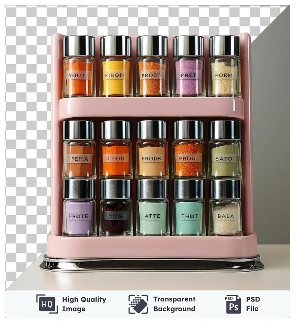Psd picture spice rack the spice rack | Premium AI-generated PSD