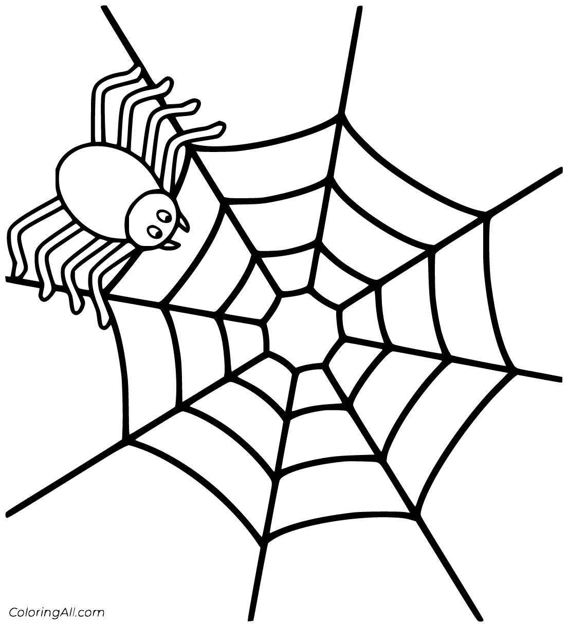 Spider web coloring pages 22 free printables coloringall