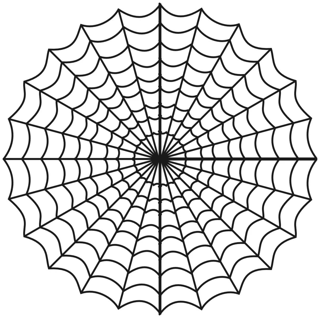 Spider web coloring page coloring pages
