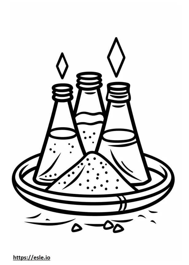 Salt and light coloring page