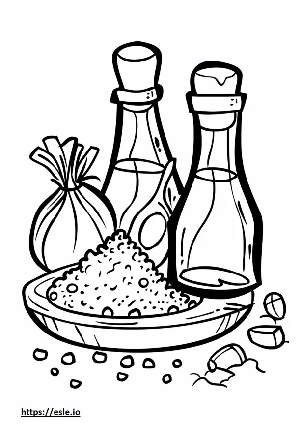 Salt and light coloring sheet