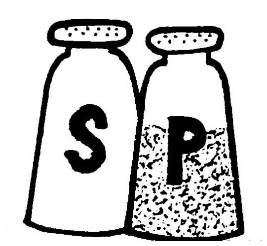 SALT AND PEPPER COLORING