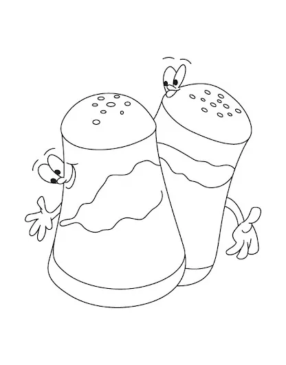 SALT AND PEPPER COLORING