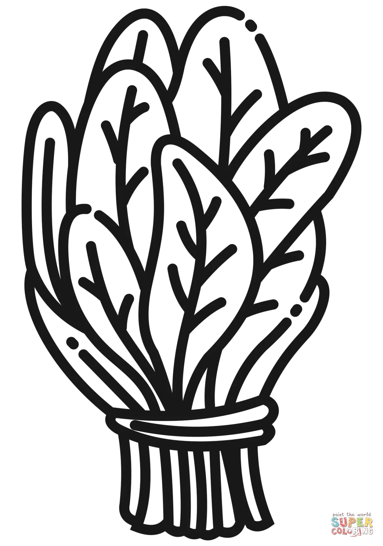 Spinach coloring page | Free Printable Coloring Pages