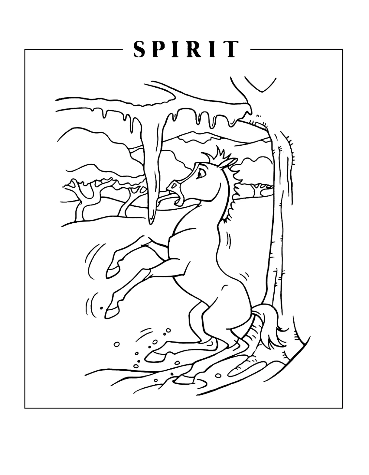 Spirit Coloring Pages – Printable Coloring Pages. FREE