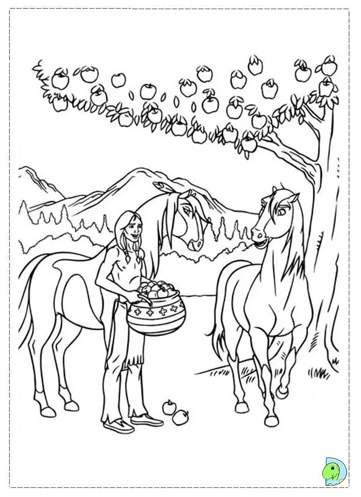 Spirit Coloring page- DinoKids.org
