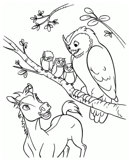 Spirit Coloring Pages