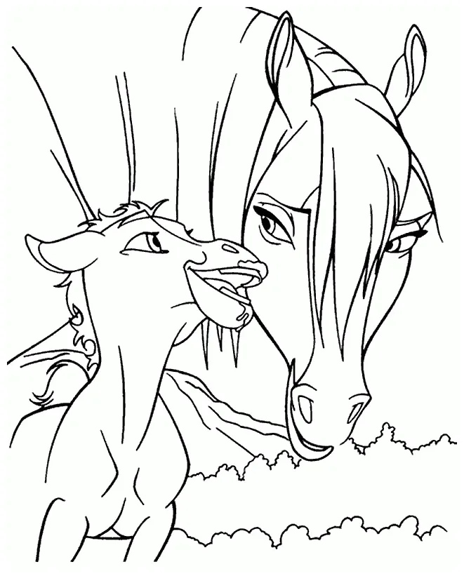 Coloring Page - Spirit coloring pages 10