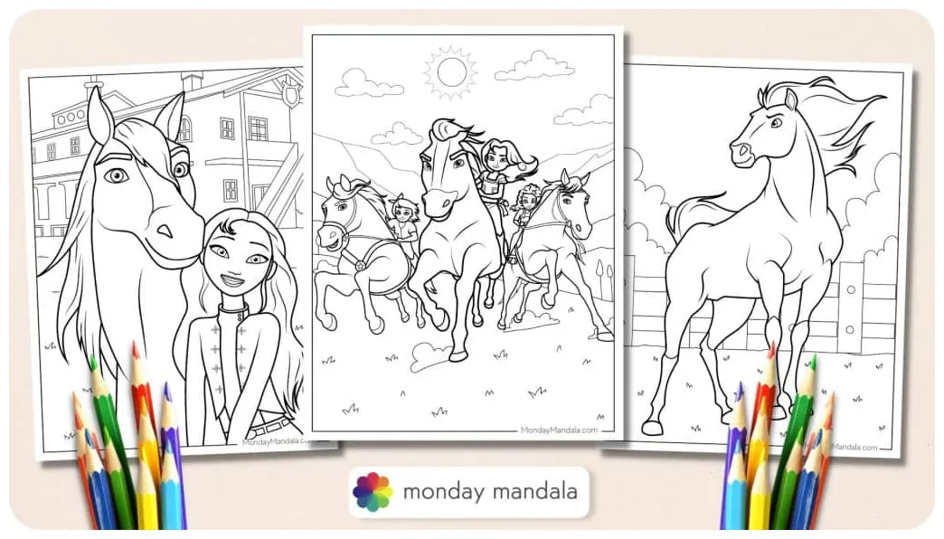 22 Spirit Coloring Pages (Free PDF Printables)