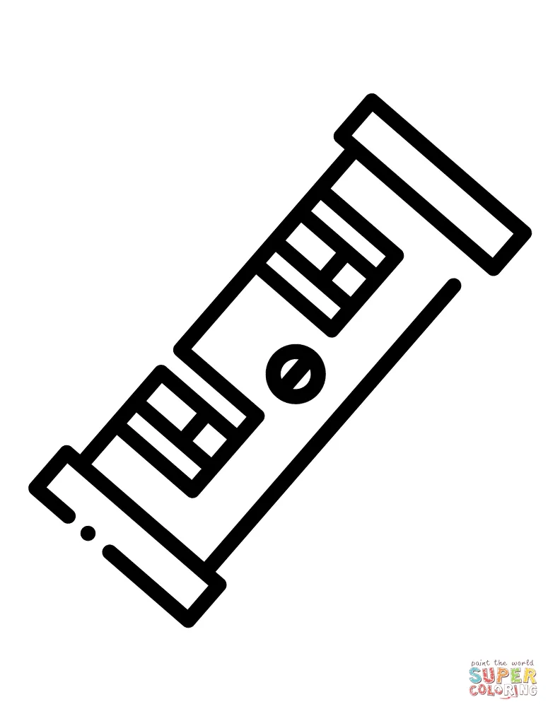 Spirit Level coloring page | Free Printable Coloring Pages